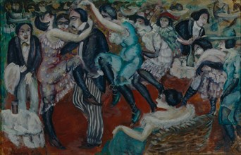 Café chantant, 1913. Artist: Grigoriev, Boris Dmitryevich (1886-1939)