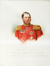 Portrait of General Anton Antonovich von Essen (1797-1863) (From the Album of the Imperial Horse Guards), 1846-1849. Artist: Hau (Gau), Vladimir Ivanovich (1816-1895)