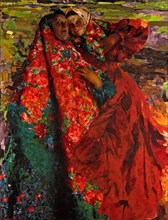 Peasant Women, 1905. Artist: Malyavin, Filipp Andreyevich (1869-1940)