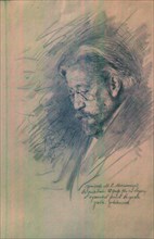 Portrait of Maximilian von Messmacher (1842?1906), 1896. Artist: Repin, Ilya Yefimovich (1844-1930)