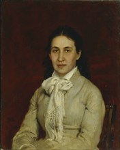 Portrait of Yelizaveta Grigoryevna Mamontova (1847-1908), 1878. Artist: Repin, Ilya Yefimovich (1844-1930)