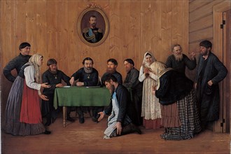 The Reconciliation, 1898. Artist: Rumyantsev, Andrei Antipovich (?-1907)