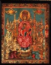 Mother of God Pecherskaya, 18th century. Artist: Russian icon