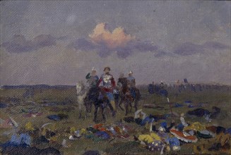 On the Snipes' Field. Artist: Ryabushkin, Andrei Petrovich (1861-1904)