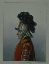 Helmet of the Life Guards Cavalry Regiment in 1764-1796, Early 1840s. Artist: Terebenev, Mikhail Ivanovich (1795-1864)