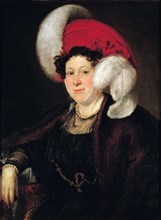 Portrait of Countess Natalia Alexandrovna Zubova (1775-1844), née Suvorova, 1834. Artist: Tropinin, Vasili Andreyevich (1776-1857)