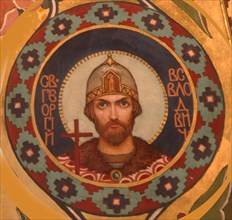 Saint Georgy II Vsevolodovich (1189-1238), Grand Prince of Vladimir, 1885-1896. Artist: Vasnetsov, Viktor Mikhaylovich (1848-1926)