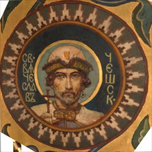 Saint Wenceslaus I, Duke of Bohemia, 1885-1896. Artist: Vasnetsov, Viktor Mikhaylovich (1848-1926)