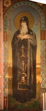Saint Barlaam of Khutyn, 1885-1896. Artist: Vasnetsov, Viktor Mikhaylovich (1848-1926)
