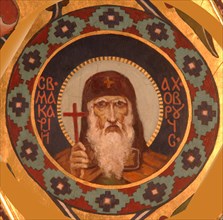 Saint Macarius of Unzha, 1885-1896. Artist: Vasnetsov, Viktor Mikhaylovich (1848-1926)