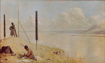 Picket On The Danube, 1878-1879. Artist: Vereshchagin, Vasili Vasilyevich (1842-1904)
