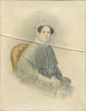 Portrait of Countess Natalia Pavlovna Stroganova, 1845. Artist: Voronov (active Mid of 19th cen.)