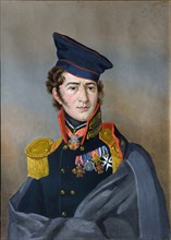 Portrait of Dmitri Alexeevich Stolypin (1785-1826), Early 19th cen.. Artist: Anonymous