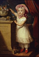 Portrait of Ekaterina Dmitrievna Obreskova (1822-1874), ca 1825. Artist: Anonymous