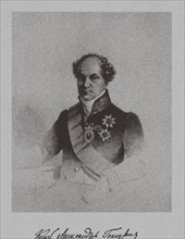 Portrait of Count Alexander Nikolayevich Golitsyn (1773-1844), c. 1840. Artist: Anonymous