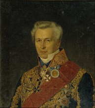 Portrait of Baron Leo Karlovich Bode (1787-1859), 1850s. Artist: Anonymous, 18th century
