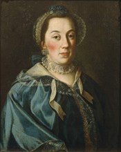 Portrait of Countess Yelizaveta Franzevna Buturliina, 1763. Artist: Antropov, Alexei Petrovich (1716-1795)