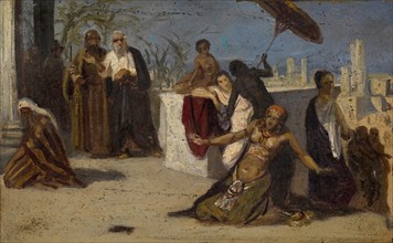 Egyptian Scene. Artist: Asknazy, Isaac Lvovich (1856-1902)
