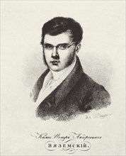 Portrait of the Poet Prince Pyotr A. Vyazemsky (1792-1878), 1820s. Artist: Beggrov, Karl Petrovich (1799-1875)