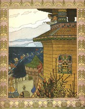 Illustration to the fairytale The White Duck, 1902. Artist: Bilibin, Ivan Yakovlevich (1876-1942)