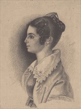 Countess Vera Fyodorovna Vyazemskaya, née Gagarina (1790-1886). Artist: Binemann, Vasili Fyodorovich (1795-1842)