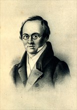 Portrait of the poet Anton A. Delvig (1798-1831). Artist: Borel, Pyotr Fyodorovich (1829-1898)