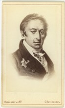 Portrait of the author and Historian Nikolay M. Karamzin (1766-1826). Artist: Borel, Pyotr Fyodorovich (1829-1898)