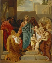 Christ Blessing the Children, 1824. Artist: Briullov, Karl Pavlovich (1799-1852)