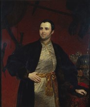 Portrait of Prince Mikhail Andreyevich Obolensky (1805-1873), 1846. Artist: Briullov, Karl Pavlovich (1799-1852)