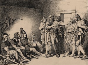 The Invitation of the Varangians, 1839. Artist: Bruni, Fyodor Antonovich (1800-1875)