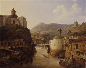 View of Tiflis, 1839. Artist: Chernetsov, Nikanor Grigoryevich (1805-1879)