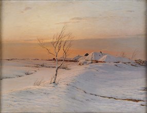 Winter Evening, 1895. Artist: Dubovskoy, Nikolai Nikanorovich (1859-1918)