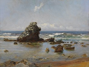 Bay in Livorno. Artist: Ge, Nikolai Nikolayevich (1831-1894)