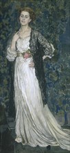 Portrait of Marina Makovskaya, 1912. Artist: Golovin, Alexander Yakovlevich (1863-1930)