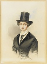 Portrait of Grand Duchess Catherine Mikhailovna of Russia (1827-1894), 1847. Artist: Hau (Gau), Vladimir Ivanovich (1816-1895)