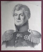 Portrait of Prince Dmitriy Vladimirovich Golitsyn (1771-1844), 1820s. Artist: Hippius, Gustav Adolf (1792-1856)