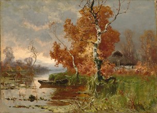 Autumn evening. Artist: Klever, Juli Julievich (Julius), von (1850-1924)