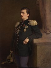 Portrait of Grand Duke Vladimir Alexandrovich of Russia (1847-1909), 1880s. Artist: Kramskoi, Ivan Nikolayevich (1837-1887)