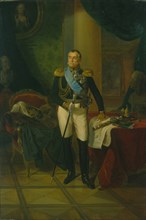 Portrait of Prince Pyotr Volkonsky (1776-1852), 1850. Artist: Krüger, Franz (1797-1857)