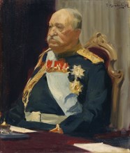 Portrait of Count Alexei Ignatyev, the Member of the State Council, Minister of the interior, 1902. Artist: Kustodiev, Boris Michaylovich (1878-1927)