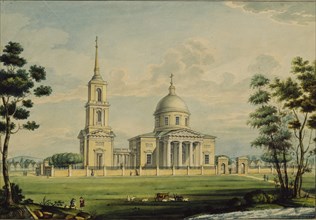 The Akhtyrka estate, 1827. Artist: Kutepov, Alexander Sergeyevich (1781-1855)