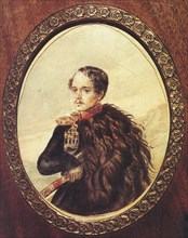 Self-Portrait, 1837. Artist: Lermontov, Mikhail Yuryevich (1814-1841)