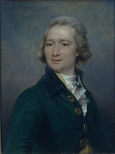 Portrait of the poet Ivan Ivanovich Dmitriev (1760-1837). Artist: Levitsky, Dmitri Grigorievich (1735-1822)