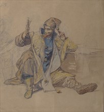Jester of  Tsar Ivan the Terrible. Artist: Litovchenko, Alexander Dmitrievich (1835-1890)