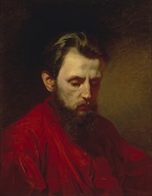 Portrait of the painter Vyacheslav Grigoryevich Schwarz (1838-1869), 1870. Artist: Litovchenko, Alexander Dmitrievich (1835-1890)