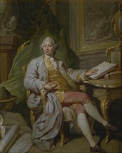 Portrait of L. Henninger, 1760s. Artist: Losenko, Anton Pavlovich (1737-1773)