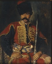 A Zaporozhian Cossack, 1884. Artist: Makovsky, Konstantin Yegorovich (1839-1915)
