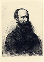 Portrait of the painter Vasili Vereshchagin (1842-1904), 1882. Artist: Mate (Mathé), Vasily Vasilyevich (1856-1917)
