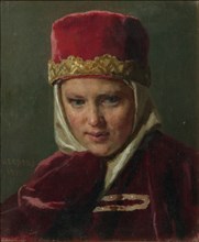 Boyar's Wife, 1901. Artist: Nevrev, Nikolai Vasilyevich (1830-1904)