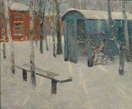 Early Snow. Artist: Pervukhin, Konstantin Konstantinovich (1863-1915)